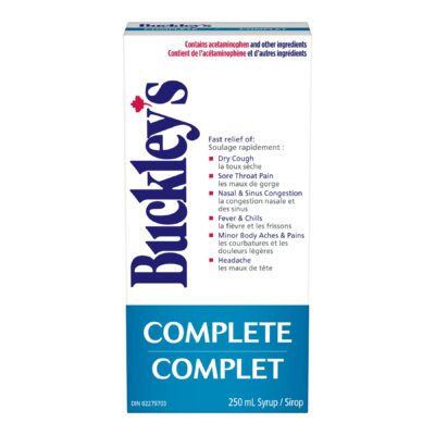 Buckley's Cough, Cold & Flu Relief Syrup, 250 mL