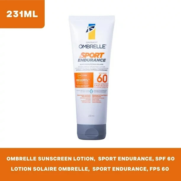 Garnier Ombrelle Sport Sunscreen SPF 60 – 231ml Body Lotion
